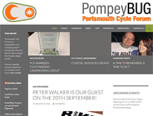 Tablet Screenshot of pompeybug.co.uk
